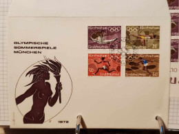 1972 Olympische Sommerspiele München Ersttagsbrief - Storia Postale