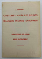 Cartes Postales Anciennes - J.demart - Infanterie De Ligne - Costumes Militaires Belges - Lot De 5 Cpa - Uniformes