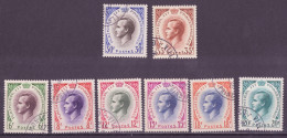 Monaco 1955-57 Y&T N°421 à 426A - Michel N°506 à 511+583 à  584 (o) - Prince Rainier III - Used Stamps