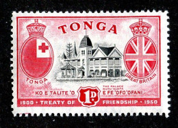 452 BCXX 1951 Scott #95 Mnh** (offers Welcome) - Tonga (...-1970)