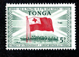 455 BCXX 1951 Scott #98 Mnh** (offers Welcome) - Tonga (...-1970)