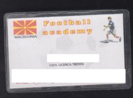 REPUBLIC OF MACEDONIA, UEFA TRAINING FOOTBALL LICENCE + - Tickets D'entrée