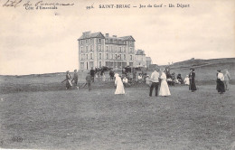 FRANCE - Saint Briac - Jeu Du Golf - Un Depart - Animé - Carte Postale Ancienne - Saint-Briac
