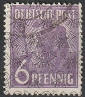 Bizone 1948 // 37 II O Freimarken, Netzaufdruck - Usados