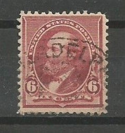 USA Scott #224 Used 1890 - Ongebruikt