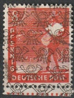 Bizone 1948 // 38 II O Freimarken, Netzaufdruck - Used