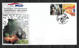 2006 Joint Indonesia And Netherlands, FDC INDONESIA WITH 2 STAMPS: Friendship - Gezamelijke Uitgaven