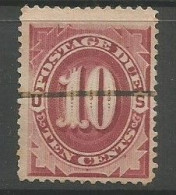 USA Postage Due Scott #J19 Used 1884 - Taxe Sur Le Port