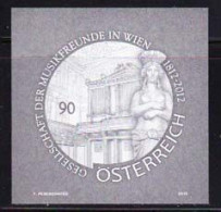 AUSTRIA(2012) Organ. Statue Of Muse. Black Print. Society Of Music Lovers Of Vienna. - Essais & Réimpressions