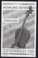 AUSTRIA(2023) Cello. Black Print. - Probe- Und Nachdrucke