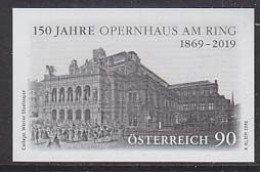 AUSTRIA(2019) Vienna Opera House. Black Print. - Essais & Réimpressions