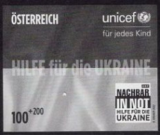 AUSTRIA(2022) Peace In Ukraine. Black Print. - Essais & Réimpressions