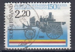 FINLAND 1057,used,falc Hinged,firemen - Used Stamps