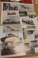 Lot De 100g De Coupures De Presse Et Photos De L'aéronef Américain North American T-39 "Sabreliner" - Aviazione