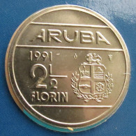 Aruba 2,1/2 Florin 1991  UNC ºº - Aruba