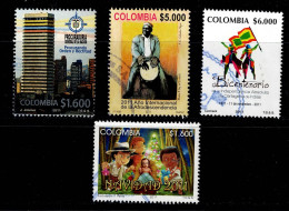 0154C-KOLUMBIEN - 2011 - USED -SINGLE ISSUES STAMP LOT - Colombie