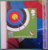 2010 ~ S.G. 3021 ~ PARALYMPIC GAMES ARCHERY. SELF ADHESIVE BOOKLET STAMP. NHM  #01731 - Unused Stamps