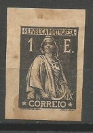 Portugal Afinsa 288 Proof Imperforated 1924/26 Ceres MNG / (*) / Mint No Gum - Prove E Ristampe