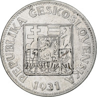 Monnaie, Tchécoslovaquie, 10 Korun, 1931, TB+, Argent, KM:15 - Tchécoslovaquie