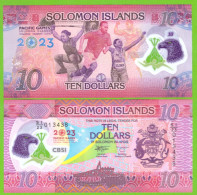 SOLOMON ISLANDS 10 DOLLARS 2023 P-39 UNC XVII PACIFIC GAMES - Isla Salomon