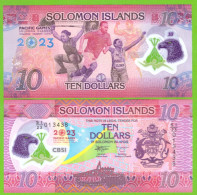 SOLOMON ISLANDS 10 DOLLARS 2023 P-39 UNC XVII PACIFIC GAMES - Salomonseilanden