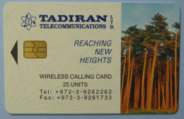 ISRAEL - Chip - Test Card - TADIRAN Telecommunications Ltd - Opens New Horizons - Mint - Israele
