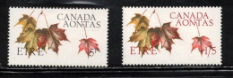 IRELAND Scott # 234-5 MH - Centenary Of Canada A - Unused Stamps