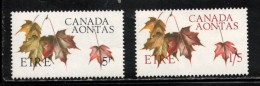 IRELAND Scott # 234-5 MH - Centenary Of Canada B - Unused Stamps