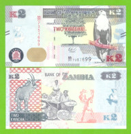 ZAMBIA 2 KWACHA 2020 P-56 UNC - Sambia