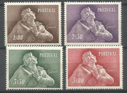 Portugal Afinsa 827/30 Complete Set MNH / ** 1957 Almeida Garrett Cat.Val.: 280,00€ - Neufs