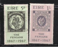 IRELAND Scott # 238-9 Used - Centenary Of Fenian Rising A - Oblitérés