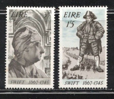 IRELAND Scott # 240-1 MH - Jonathan Swift B - Unused Stamps