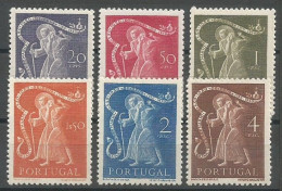 Portugal Afinsa 723/28 Complete Set MH / * 1950 S.Joao De Deus CV: 110,00€ - Neufs