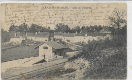 70 DAMPIERRE-SUR-SALON . La Gare Du Tramway Animée , édit :sans , écrite En 1925 , état Ok - Dampierre-sur-Salon