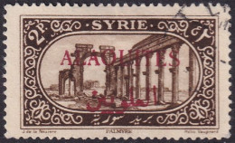 Alaouites 1925 Sc 32 Yt 29d Used "2 Dots" Overprint Variety - Usati