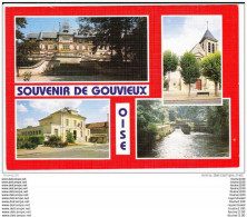 Carte ( Format 15 X 10,5 Cm )  De Gouvieux  ( Recto Verso ) - Gouvieux