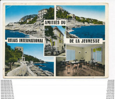 Carte ( Format 15 X 10 Cm )  Cap D' Ail Souvenir Du Relais International De La Jeunesse  ( Recto Verso ) - Cap-d'Ail