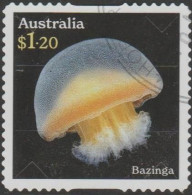 AUSTRALIA - DIE-CUT-USED 2023 $1.20 Jellyfish Underwater Wonders - Bazinga - Used Stamps