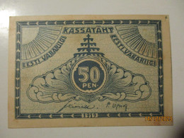 ESTONIA 50 PENNI 1919  , 8-29 - Estonia