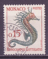 Monaco 1960-65 Y&T N°540 - Michel N°651 (o) - 15c Hippocampe - Gebraucht