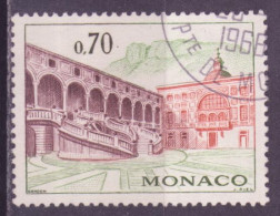 Monaco 1960-65 Y&T N°548A - Michel N°778 (o) - 70c Cour D'honneur Du Palais - Usados