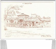 Carte ( Format 15 X 10,50 Cm )  De Lisle Sur Tarn   Dessin Audrey  Kalifmann   ( Recto Verso ) - Lisle Sur Tarn