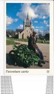 Carte ( Format 15 X 10,5 Cm ) LE FAOUET  Jean-Louis LE MESTRE  Revient De Corvée De Choux à SAINT FIACRE - Faouët