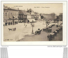 Carte De Nice    La Place Masséna ( Tramway ) - Transport Urbain - Auto, Autobus Et Tramway