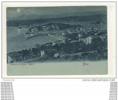 Carte De Nice  ( Effet De Nuit ) - Nizza By Night