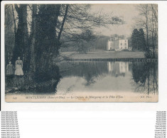 Carte De Montlignon  Le Château De Montgarny Et La Pièce D' Eau  ( Recto Verso ) - Montlignon