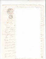 Documento Economico  Datato 8 Luglio 1800 Con Intestazione "Regno Delle Due Sicilie" - Manuscrits