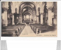 Carte De Roybon  Intérieur De L' église   ( Recto Verso ) - Roybon