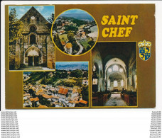 Carte ( Format 15 X 10 Cm ) De Saint Chef  ( Recto Verso ) - Saint-Chef