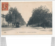 Carte De Pierrefitte Sur Seine Avenue Saint Denis ( Tramway ) ( Recto Verso ) - Pierrefitte Sur Seine